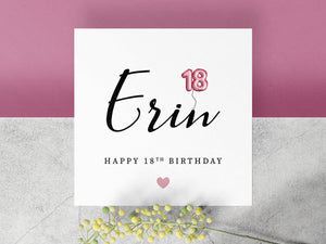 Adult Personalised Birthday Cards