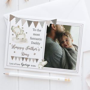 Personalised Photo Father's Day Card