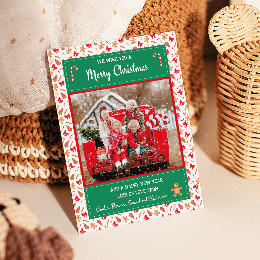 Personalised photo Christmas cards