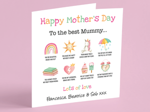 Personalised Mother's Day Cards