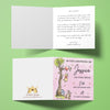 Personalised Classic Winnie The Pooh Baptism, Christening, Naming Day Card - Granddaughter, Goddaughter, Niece Girl Gift