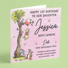 Personalised Classic Winnie The Pooh 1st Birthday Card - Son, Grandson, Godson, Nephew, Brother Gift