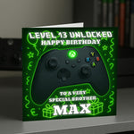 Personalised Xbox Gamer Birthday Card