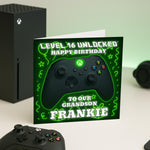 Personalised Xbox Gamer Birthday Card
