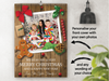 Personalised A5 Wall Calendar 2025 – Rustic Wood & Christmas Decor Design