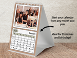 Personalised A5 Wall Calendar 2025 – Gingerbread House Christmas Design