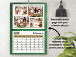 Personalised A5 Desktop Calendar 2025 – Glitter Effect & Colourful Design