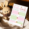 Personalised 1st Birthday Time Capsule Cards, Fairy, Pixie First Birthday Party Games