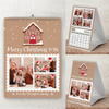 Personalised A4 Wall Calendar 2025 – Gingerbread House Christmas Design