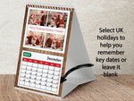 Personalised A5 Wall Calendar – Custom Photo Gift, Start Any Month, Perfect for Christmas & Birthdays - Year 2025