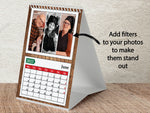 Personalised A4 Wall Calendar – Custom Photo Gift, Start Any Month, Perfect for Christmas & Birthdays - Year 2025