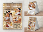 Personalised A5 Desktop Calendar – Elegant Lights Design, Perfect for Christmas & Birthdays 2025