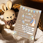 Peter Rabbit 1st Year Milestone Cards - Blue Baby Boys Keepsake