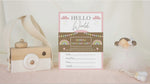 Pink Pastel Rainbow Boho Milestone Cards - Baby Girl Keepsake