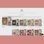 Personalised A5 Desktop Calendar – Elegant Lights Design, Perfect for Christmas & Birthdays 2025