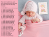 Newborn Baby Girl Rainbow Milestone Cards - Perfect Baby Shower Keepsake, Memory Milestone Cards