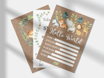 Unisex Safari Baby Milestone Cards - Jungle Animals Photo Props, Ideal for Baby Shower Gift & New Baby Memories