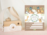 Unisex Safari Baby Milestone Cards - Jungle Animals Photo Props, Ideal for Baby Shower Gift & New Baby Memories