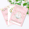 Vintage Pink Floral Botanical Boho Milestone Cards - Baby Girl Keepsake