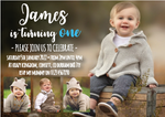1st Birthday Invites With Photos