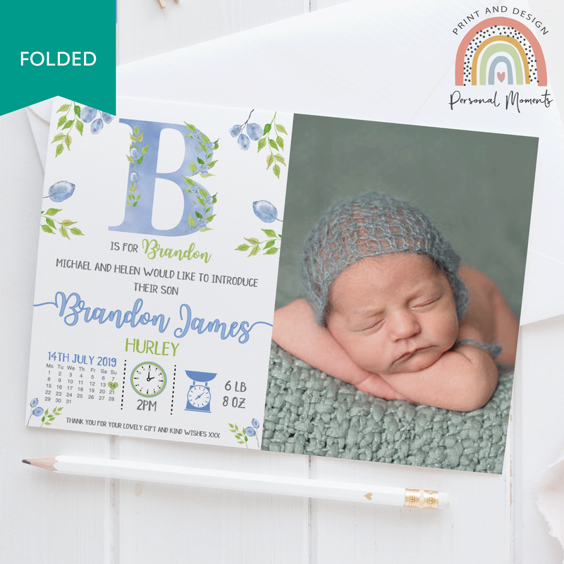 FOLDED personalmoments-thank-you-card-floral-alphabet-boy-folded