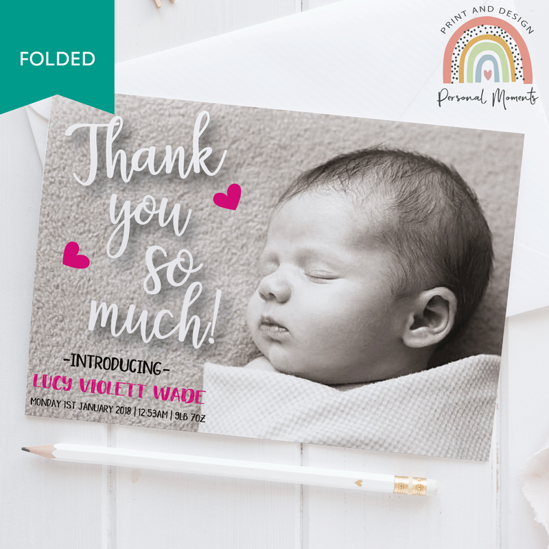 FOLDED personalmoments-thank-you-card-neon-girl-folded