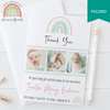 FOLDED personalmoments-thank-you-card-new-rainbow-girl-folded