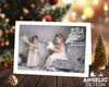 FOLDED Personalized Photo Christmas Thank you Cards, Photo Xmas Thank you Cards