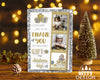 FOLDED Photo Insert Christmas Thank You Cards, Personalised Christmas Thank You Cards