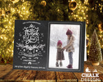 FOLDED Photo Personalised Thank You Card Pack, Children Personalised Christmas Thank You Cards