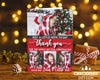 FLAT Christmas Photo Thank You Cards, Christmas Thank You Card Pack