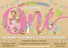 Personalised Girl Peter Rabbit Photo Invites