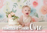 girl 1st birthday invites