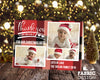 FOLDED Unique Family Christmas Thank You Cards, Photo Greetings Thank You Card Pack