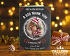FLAT Upload Photo Christmas Thank You Cards, Photo Personalised Thank You Cards