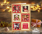 FLAT Custom Christmas Thank You Cards, Baby Christmas Thank You Card Pack
