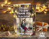 FLAT Personalised Christmas Thank You Card, Thank You Message with Photo
