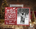 FLAT Thank You For My Christmas Gift, Christmas Thank You Cards Personalised
