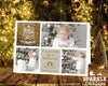 FLAT Christmas Personalised Thank You Note, Photo Christmas Thank You Cards