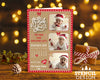 FLAT Christmas Thank You Cards With Personalised Photo and Envelopes, Xmas Thank You Note