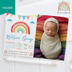 FOLDED personalmoments-thank-you-card-rainbow-calendar-folded