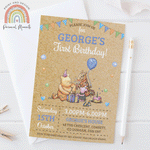 Classic Winnie The Pooh Invitations
