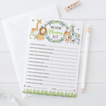 Jungle Baby Shower Who Knows Mummy Best Games