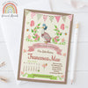 Personalised Peter Rabbit Shabby Chic Invitations Vintage Jemima Puddleduck