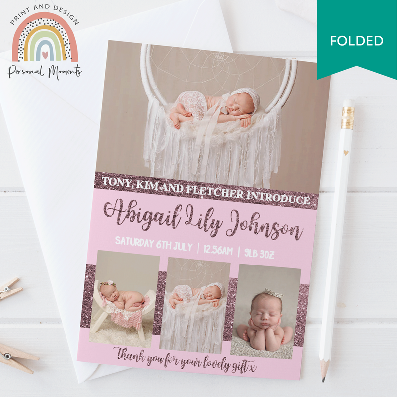 FOLDED personalmoments-thank-you-card-glitter-girl-folded
