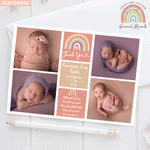 Baby Thank You Cards for Girls