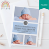 FOLDED Create Unique Baby Boy Thank You Cards with Your Own Photos | Personal Moments