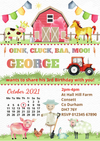 Personalised Farm Animal Petting Invites