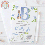 Personalised Peter Rabbit Invitations