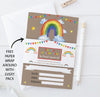 Rainbow Themed Baby Milestone Cards - Ideal Baby Shower Gift, Colourful Keepsake & Memory Cards